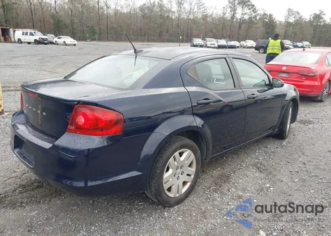 2014 Dodge Avenger Se from USA, damaged, VIN 1C3CDZAB7EN166276